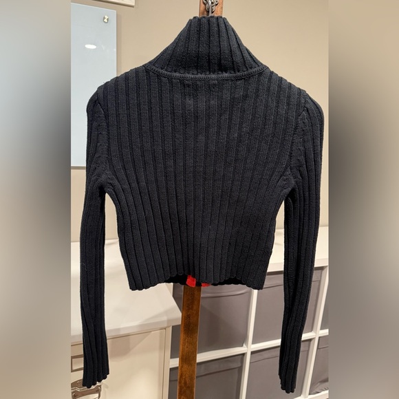 NWT urban Outfitters BDG cropped knit cardigan jacket S - Picture 3 of 5